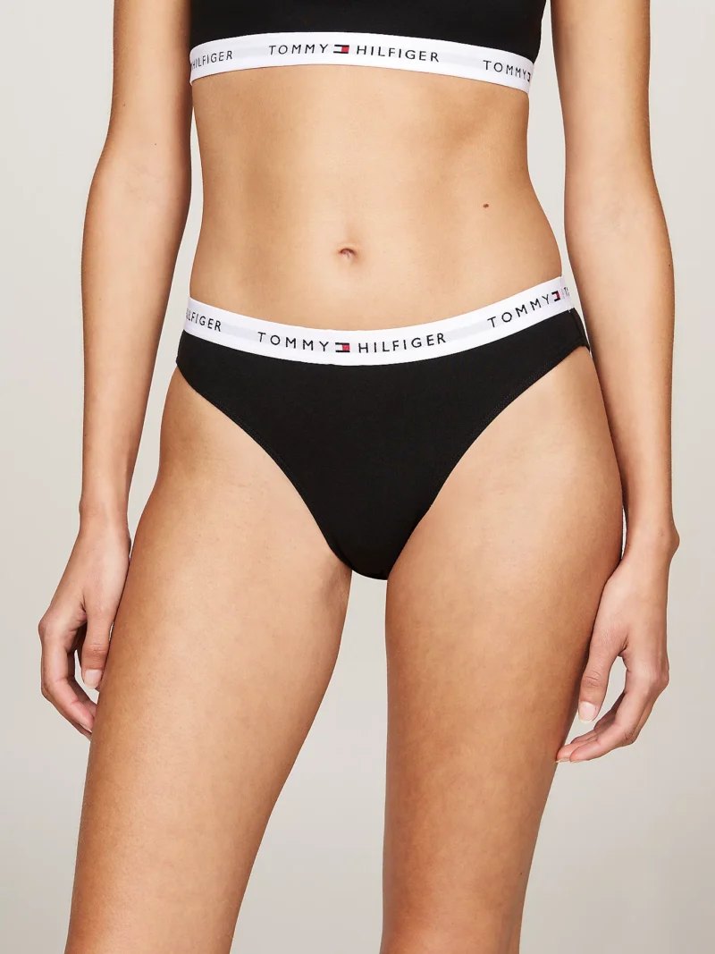 TOMMY HILFIGER - 3 pack slip in cotone con elastico iconico