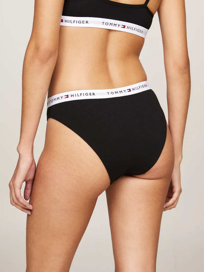 TOMMY HILFIGER - 3 pack slip in cotone con elastico iconico