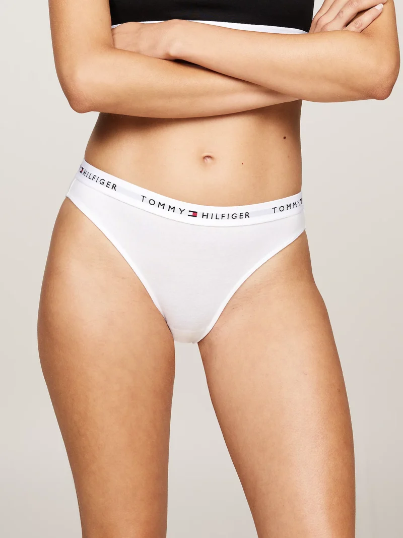 TOMMY HILFIGER - 3 pack slip in cotone con elastico iconico