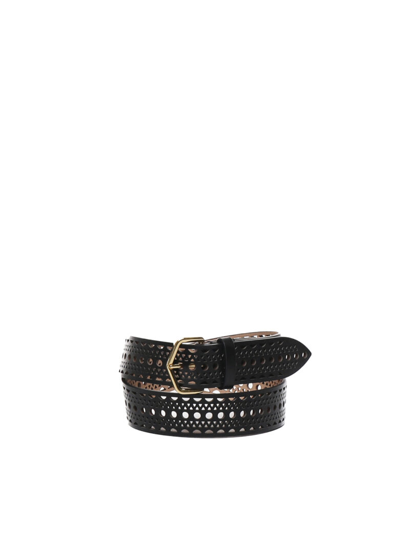 ALAIA - CINTURA NEO VIENNE IN PELLE