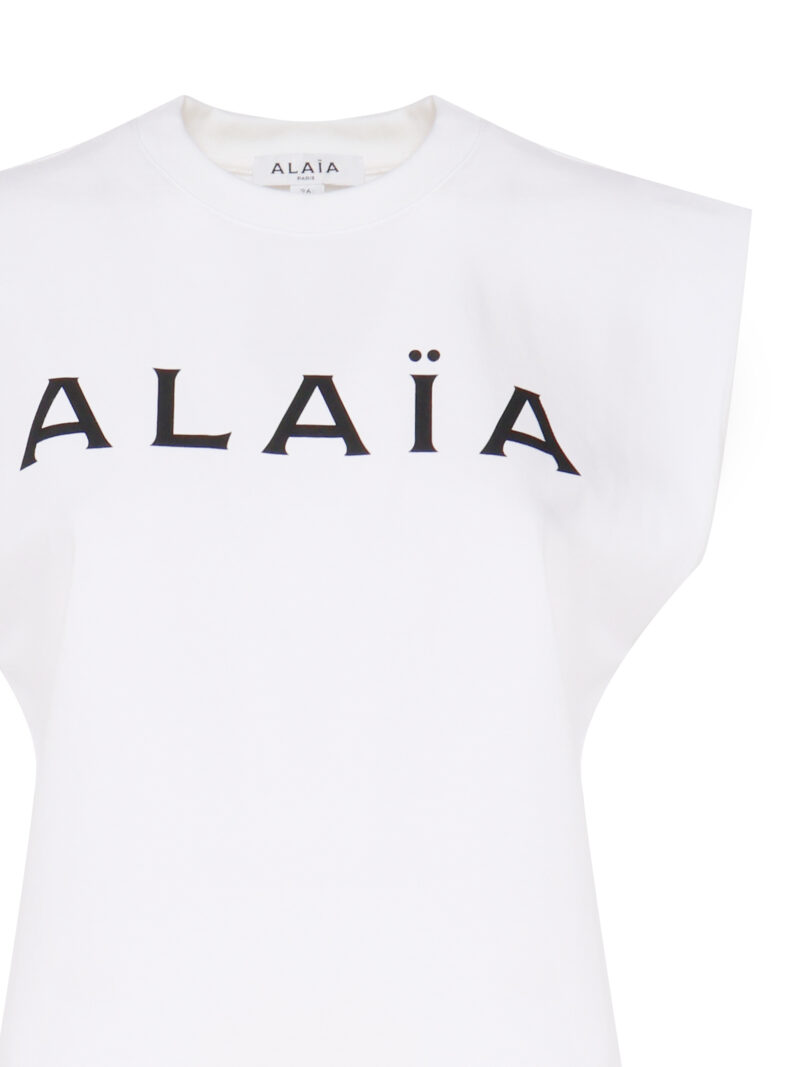 ALAIA T-SHIRT BIANCA CON LOGO3 ALAIA - T-SHIRT BIANCA CON LOGO