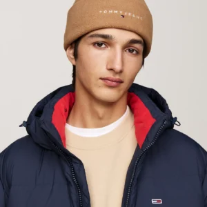 TOMMY HILFIGER - Berretto in pile con logo ricamato