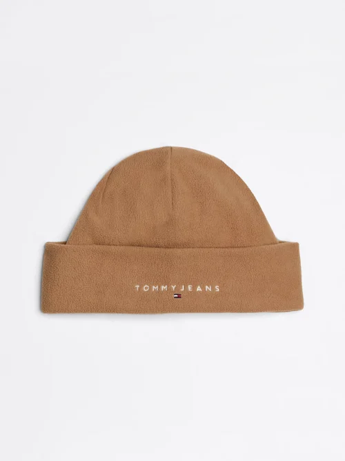 TOMMY HILFIGER - Berretto in pile con logo ricamato