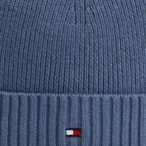 AM0AM12796_DBW_alternate2 TOMMY HILFIGER - Berretto con cashmere e bandierina