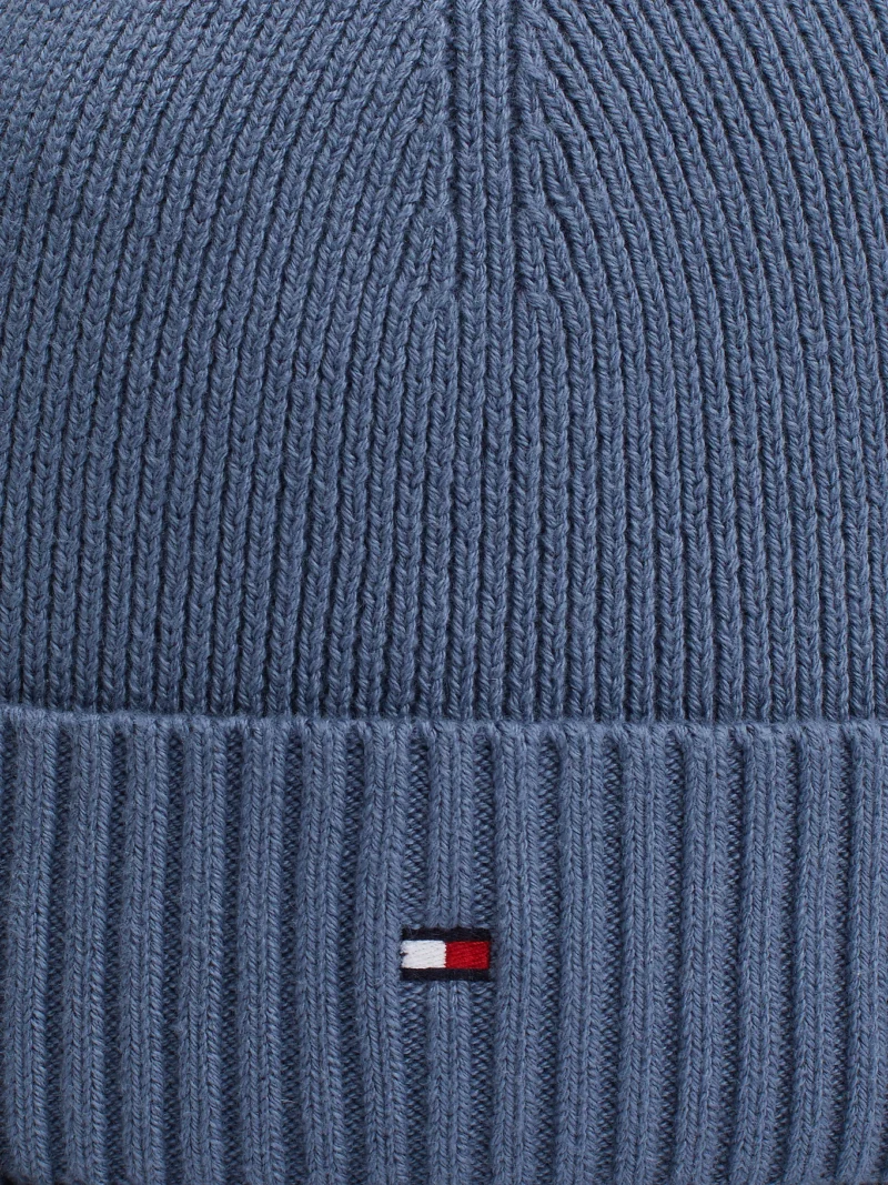 AM0AM12796_DBW_alternate2 TOMMY HILFIGER - Berretto con cashmere e bandierina