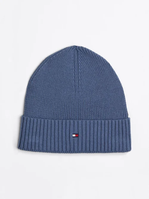 TOMMY HILFIGER - Berretto con cashmere e bandierina