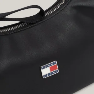 TOMMY HILFIGER - Borsa con logo - Nero