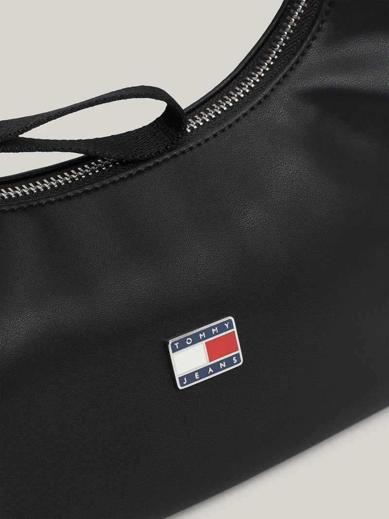 TOMMY HILFIGER - Borsa con logo - Nero