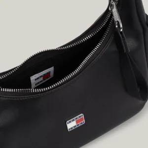 TOMMY HILFIGER - Borsa con logo - Nero