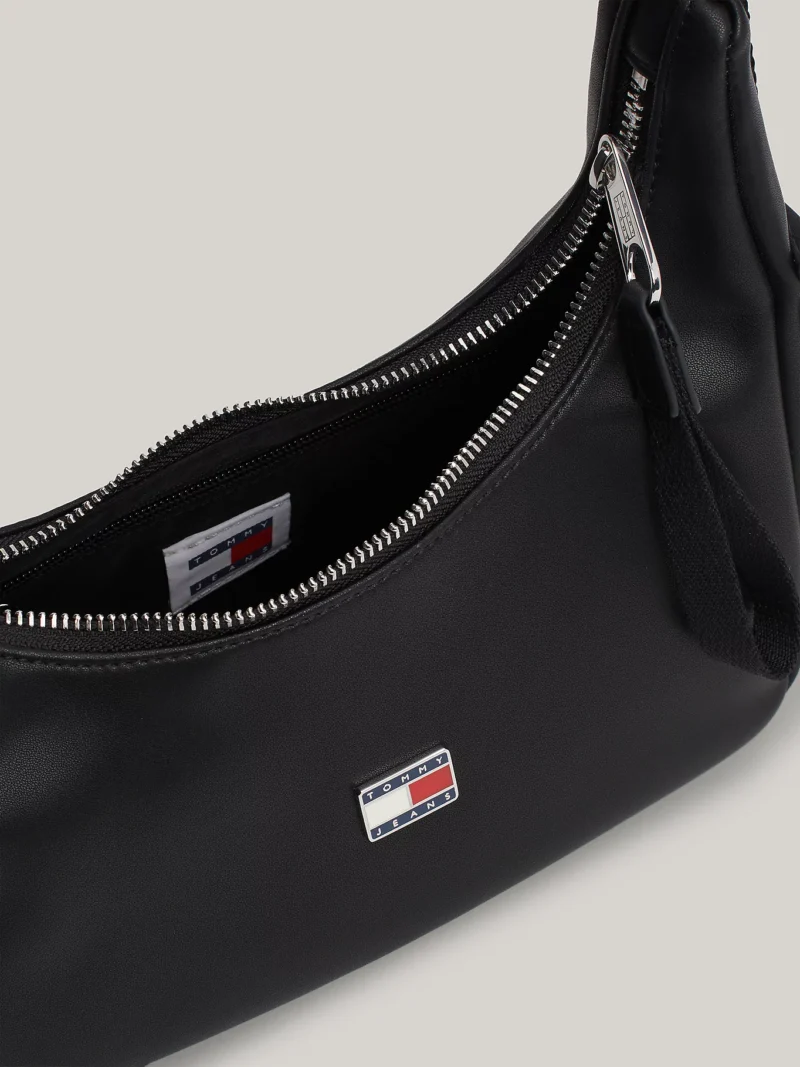 TOMMY HILFIGER - Borsa con logo - Nero