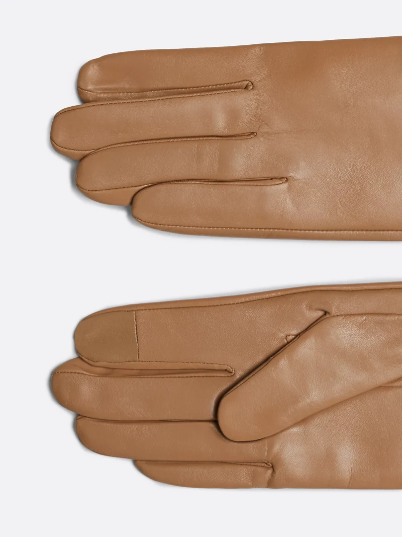 TOMMY HILFIGER - Guanti Essential in pelle con bandierina