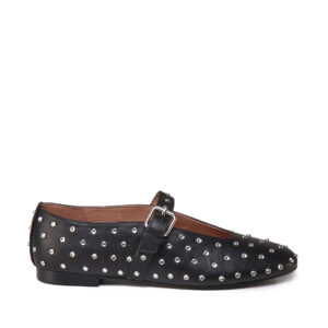 BIBI LOU - BALLERINE IN PELLE CON BORCHIE