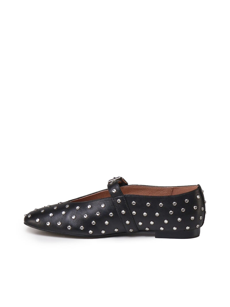 BIBI LOU - BALLERINE IN PELLE CON BORCHIE