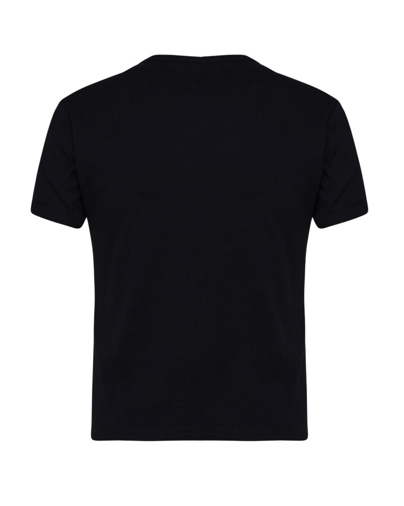 COURREGES - CONTRAST FRAME T-SHIRT IN COTTON