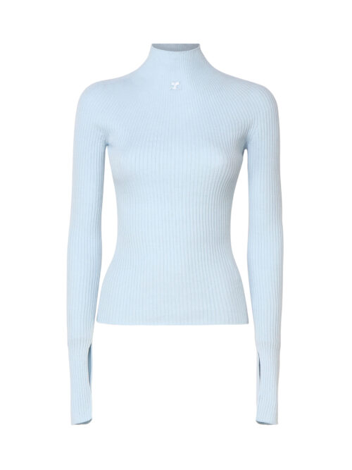 COURREGES - MAGLIONCINO ADERENTE A COLLO ALTO
