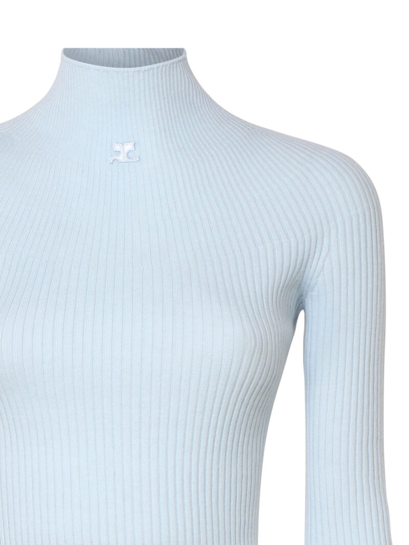 COURREGES - MAGLIONCINO ADERENTE A COLLO ALTO