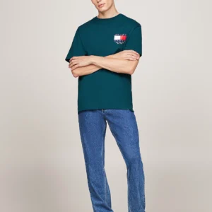 TOMMY HILFIGER - Jeans slim fit dritti sbiaditi