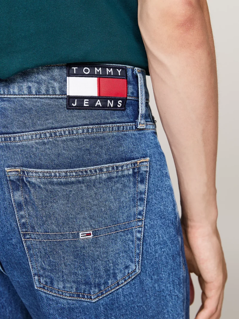 TOMMY HILFIGER - Jeans slim fit dritti sbiaditi