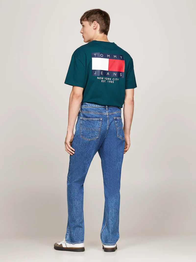 TOMMY HILFIGER - Jeans slim fit dritti sbiaditi