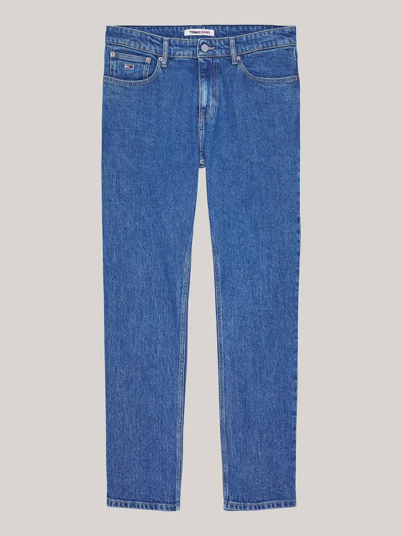 TOMMY HILFIGER - Jeans slim fit dritti sbiaditi