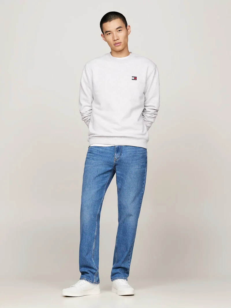 TOMMY HILFIGER - Felpa con distintivo Tommy