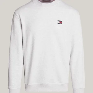 TOMMY HILFIGER - Felpa con distintivo Tommy