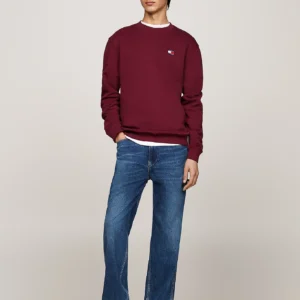 TOMMY HILFIGER - Felpa con distintivo Tommy