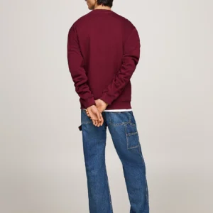 TOMMY HILFIGER - Felpa con distintivo Tommy