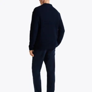 TOMMY HILFIGER - Pullover in maglia a nido d'ape con lana