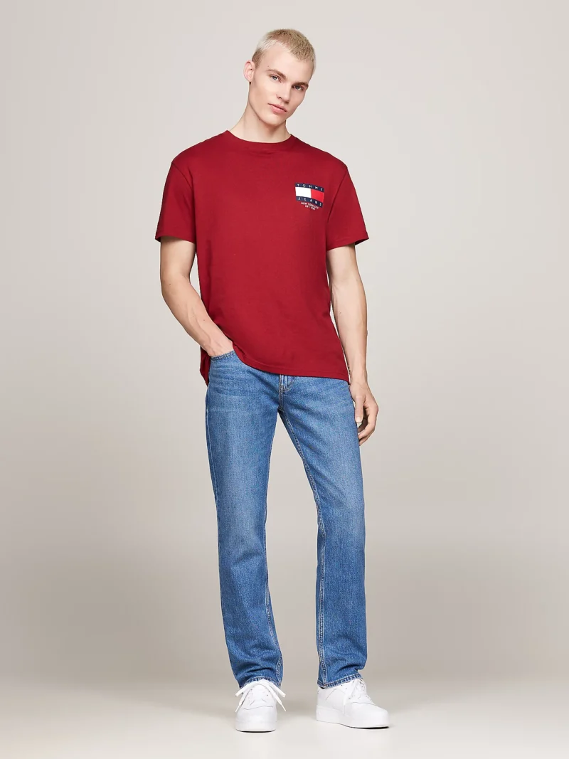 TOMMY HILFIGER - T-shirt con logo sul retro