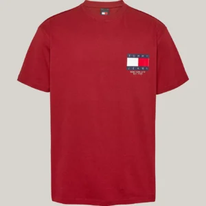 TOMMY HILFIGER - T-shirt con logo sul retro