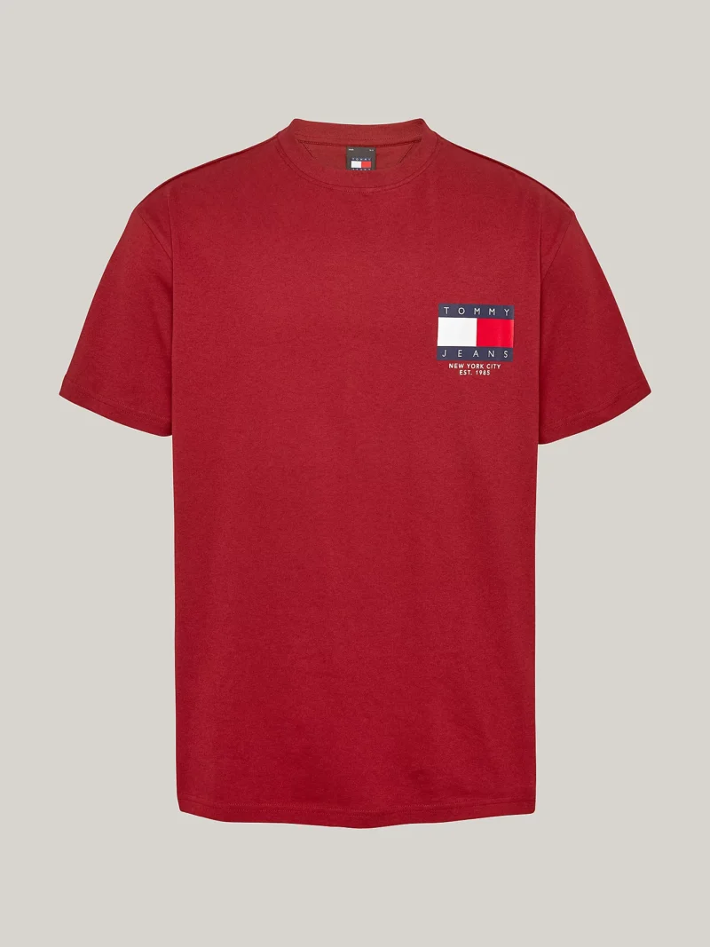 TOMMY HILFIGER - T-shirt con logo sul retro