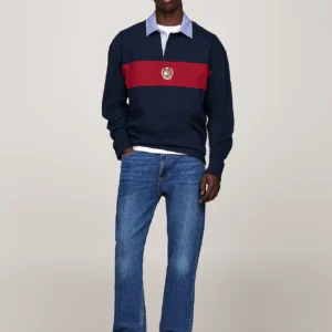 TOMMY HILFIGER - Jeans Dad regular fit affusolati con baffature