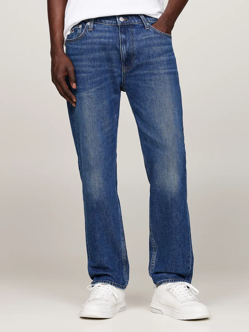 TOMMY HILFIGER - Jeans Dad regular fit affusolati con baffature