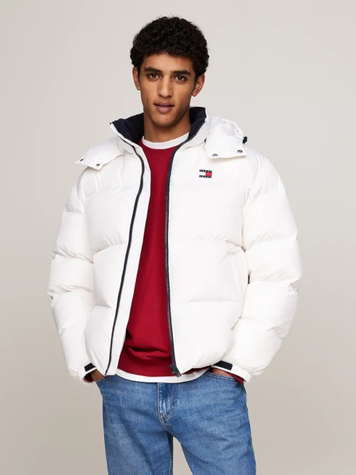 DM0DM20479_YBR_main TOMMY HILFIGER - Piumino Alaska con distintivo