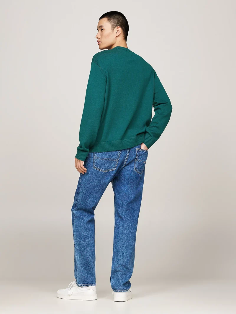 TOMMY HILFIGER - Pullover con lana e distintivo