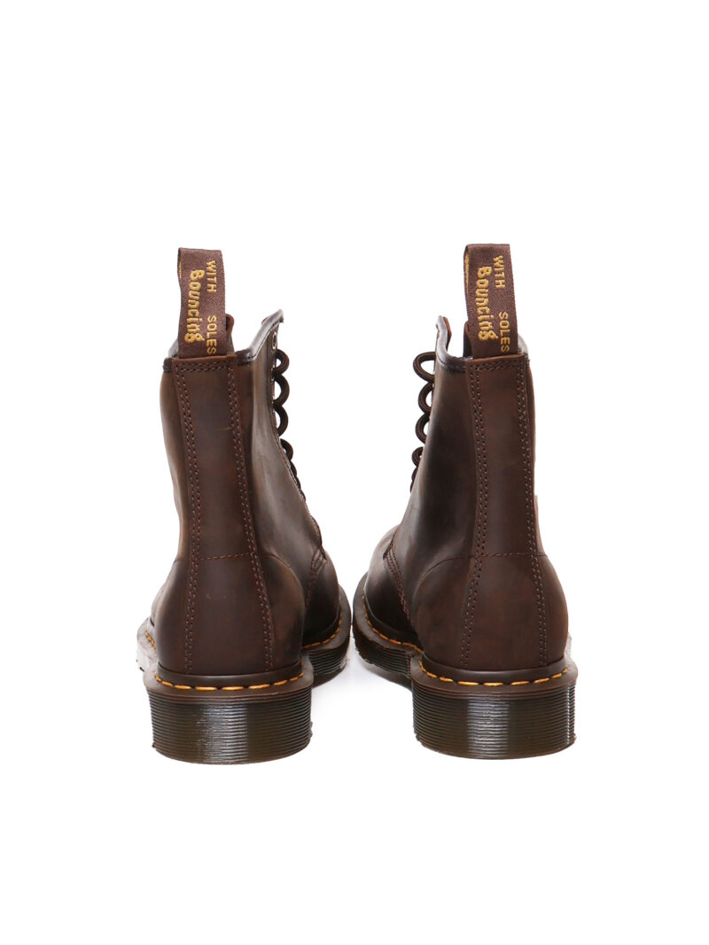 DR. MARTENS - 1460 DARK BROWN CRAZY HORSE BOOTS