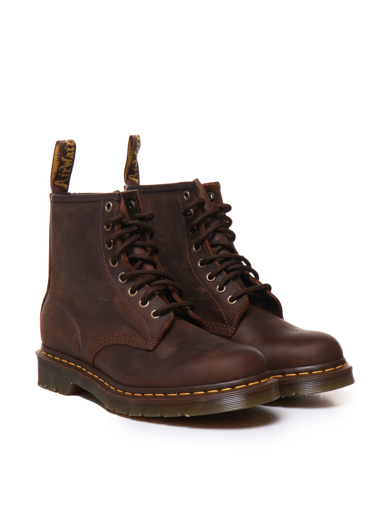DR. MARTENS - 1460 DARK BROWN CRAZY HORSE BOOTS