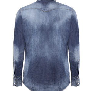 DSQUARED2 - CAMICIA EFFETTO STONEWASH IN DENIM