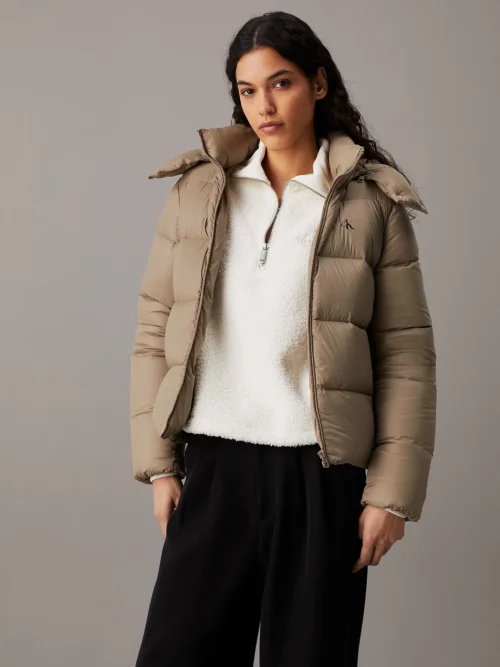 CALVIN KLEIN - Piumino corto - Marrone