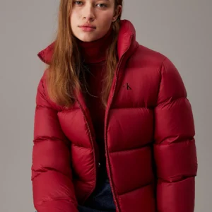 CALVIN KLEIN - Piumino corto - Rosso