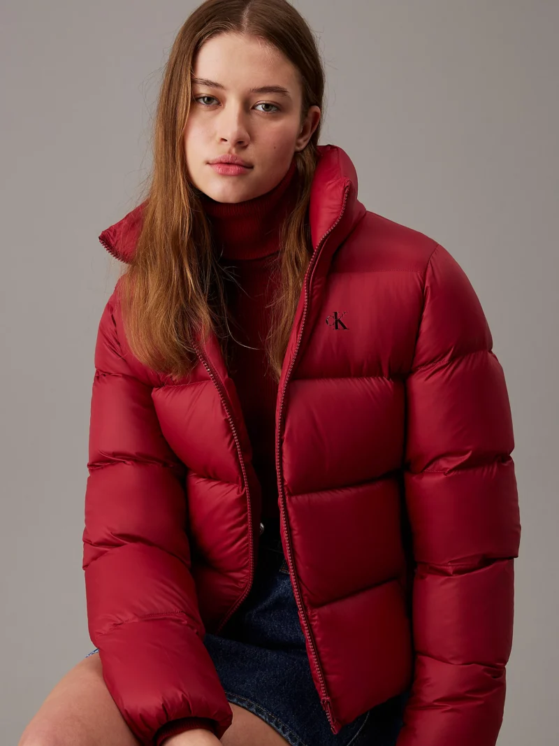 CALVIN KLEIN - Piumino corto - Rosso