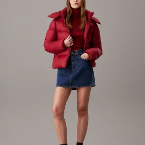 CALVIN KLEIN - Piumino corto - Rosso