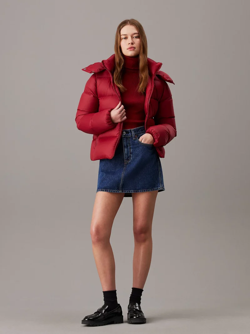 CALVIN KLEIN - Piumino corto - Rosso