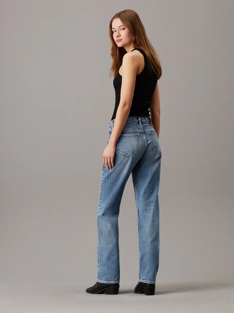 CALVIN KLEIN - Low Rise Straight Jeans
