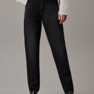 CALVIN KLEIN - Mom Jeans - Nero