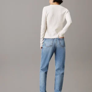CALVIN KLEIN - Mom Jeans - Blu Chiaro