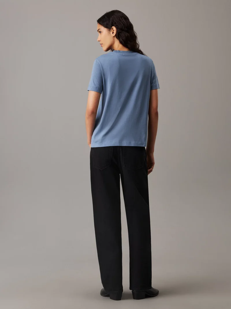 CALVIN KLEIN - T-shirt con logo ricamato