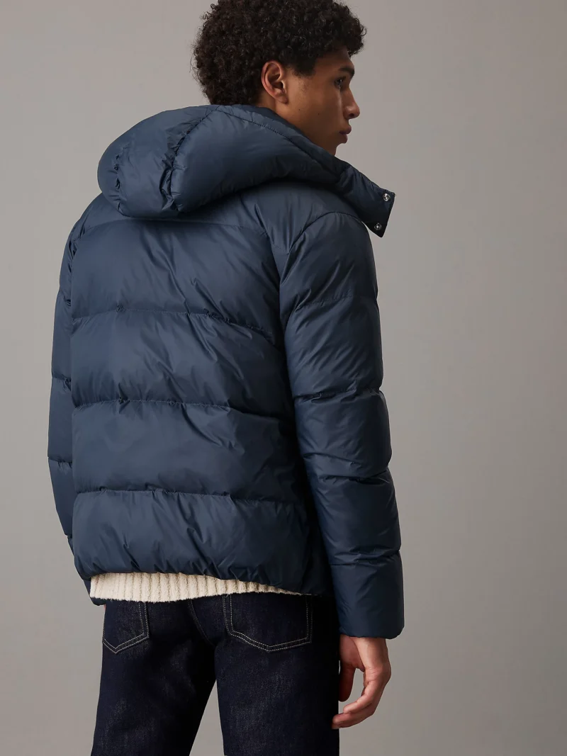 J30J325946_PPK_alternate1 CALVIN KLEIN - Piumino imbottito con cappuccio - Blu