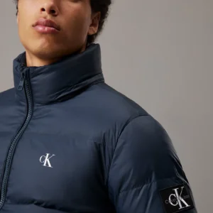 J30J325946_PPK_alternate2 CALVIN KLEIN - Piumino imbottito con cappuccio - Blu